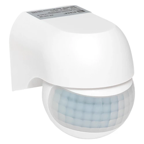 Датчик движения EKF PROxima MS-38 800Вт до 12м инфракрасный, настенный, обзор 180°, радиус действия до 12м, IP44, белый dd-ms-38