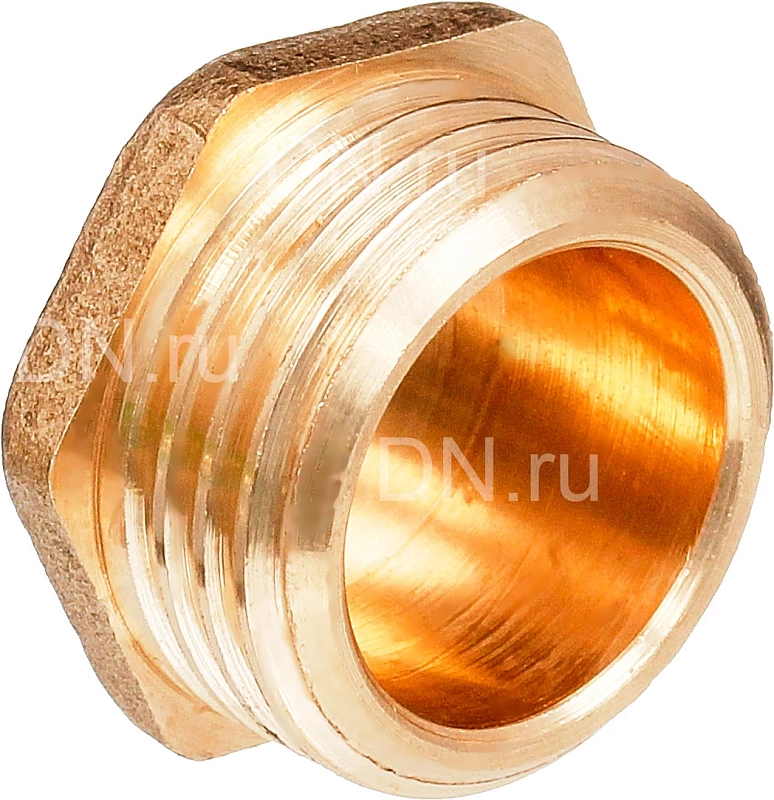 Заглушка БАЗ ЗН 3/4″ Ду20 Ру40 латунная, наружняя резьба