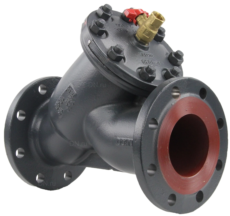 Фильтр сетчатый чугунный Danfoss FVF Ду250 Ру16 с дренажным краном фланцевый 065B7738